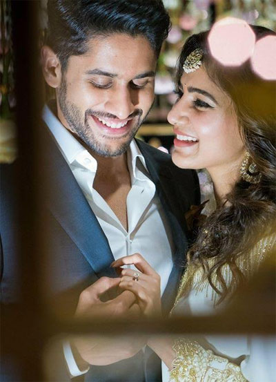 samantha,naga chaitanya,engagement,hyderababd,nagarjuna,amala,akhil,shreyabhupal  ఘనంగా సమంత- చైతూ నిశ్చితార్ధం..!